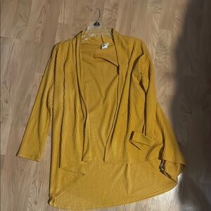 Mustard Yellow Women's cardigan